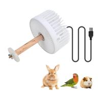 Ventilateur Pour Animaux Ultra-silencieux 20dB, Ventilateur Brise-vent Deux Vitesses, Refroidisseur USB Anti-morsure, Pour Cage Oiseau Lapin Hamster Petit Animal