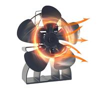 Ventilateur pour brûleur à bois, ventilateur pour poêle à bois, brûleur à bois, ventilateur thermoélectrique Eat Powered, ventilateur de cheminée non électrique, silencieux, accessoire de poêle à bois