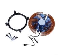Ventilateur pour cpu Alliage Or 22dB Faible pour bruit 12cm Ventilateur(P4) | caloduc, dissipation rapide, compatible LGA775 à LGA1150, design compact, alliage durable