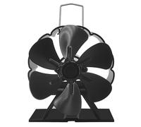 Ventilateur pour poêle à bois 5 lames alimenté par chaleur poêles silencieux avec protection contre la surchauffe brûleur
