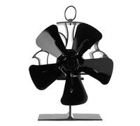 Ventilateur pour poêles, poêle à chaleur avec ventilateur à 6 pales, mini ventilateur pour maison, brûleur de cheminée alimenté par la chaleur, brûleur à bois, ventilateur écologique, ventilateur pour