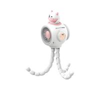 Ventilateur pour poussette avec clip - outil de refroidissement portable, outil de refroidissement pour poussette de voyage, ventilateur nébuliseur rechargeable via USB à trois vitesses, accessoire