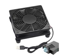 Ventilateur pour refroidissement du routeur - refroidisseur d'armoire portable | Souleur de boîtier d'ordinateur à alimentation USB avec flux d'air élevé à haut débit, mini ventilateur