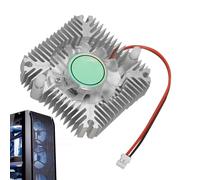 Ventilateur pour Slot PCI - Ventilateur à Pales pour Carte Graphique en Aluminium - Système de Refroidissement Silencieux avec Espacement des Troues de 5,5 cm pour Édition Vidéo Professionnelle,