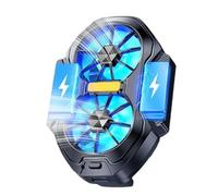 Ventilateur pour smartphone, refroidisseur de téléphone portable, refroidisseur de smartphone, refroidissement puissant avec deux ventilateurs, Plug and Play, super longue durée de vie de la batterie