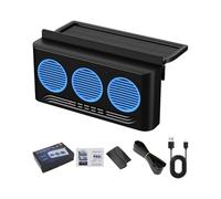 Ventilateur Pour Voiture - Refroidisseur À Énergie Solaire À 3 Prises | Échappement De Ventilation De Véhicule Pour Camping-car, Autoroute, Voyage Sur Route, Conduite Quotidienne, Van, SUV, Camion, Ca