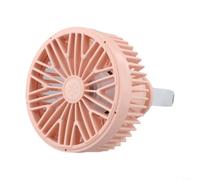 Ventilateur Poussette Clip ABS Souple Rotation | Matériau ABS pour durable, rotation ajustable, idéal poussette et lit pour bébé, design compact, couleurs variées(Pink)