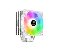 GAMDIAS Ventilateur processeur Boreas E1-410 RGB – 4 tuyaux de chaleur en cuivre – Blanc