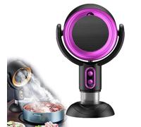 Ventilateur Puff Chill pour Fumer, Purificateur de Fumée, Purificateur d'air Portable pour Fumée, Mini Comptoir Cuisine Ventilateur d'extraction, pour Élimine La Fumée et Les Odeurs(Purple,Plug-in)