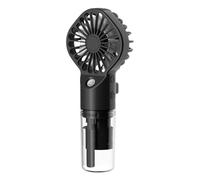 Ventilateur pulvérisateur d'eau - Ventilateur portatif rechargeable | Ventilateur brumisateur personnel portable | Ventilateur de pulvérisation d'eau | Mini ventilateur électrique à main | Vitesse