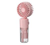 Ventilateur pulvérisateur personnel - Ventilateur de refroidissement personnel rechargeable | Ventilateur brumisateur rechargeable avec 4 vitesses de vent pour la randonnée, les activités de plein air