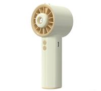 Ventilateur pulvérisateur portable avec humidification pour une utilisation en extérieur, fort flux d'air pour mini ventilateur brumisateur portable, batterie de 2000 mAh, refroidissement léger (blanc