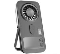 Ventilateur pulvérisateur portable ultra fin avec refroidissement double cœur, ventilateur brumisateur portable pour un soulagement instantané, ventilateur de bureau turbo silencieux, rechargeable par