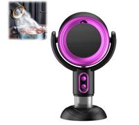 Ventilateur purificateur pour intérieur, hotte de cuisine portable pour cuisine, ventilateur purificateur d'angle réglable rechargeable avec filtre en coton, mini hotte de cuisine pour barbecue