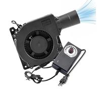 Ventilateur radial 12 V,230 V réglable AC Radial,ventilateur de turbine équipé d'une sortie d'air,ventilateur pour poêle,boîte de refroidissement régulant la vitesse de rotation,ventilateur pour