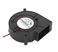 Ventilateur Radial 12V DC sans Balais Double Roulement à Billes 97x97x32mm 42 CFM 5400 RPM Refroidissement pour Barbecue Camping