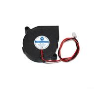 Ventilateur radial 50 x 15 mm DC 5 V 12 V 24 V Solution de refroidissement silencieuse pour imprimante pièces serveur CPU électronique 25 dB bruit (5 V)
