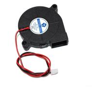 Ventilateur radial 5015, CC 5 V/12 V/24 V, 3,85 CFM, 25 dB (A) à faible bruit, roulement à huile, pour pièces et refroidissement industriel (5 V)