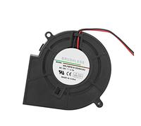 Ventilateur radial DC ventilateur sans balais, ventilateur de refroidissement à double roulement à billes 12V ventilateur centrifuge Turbo avec 2 broches, 97 * 94 * 33mm