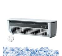 Ventilateur rafraîchissant AC pour pièce - Ventilateur Climatiseur Mural,Dispositif Ventilation Tri Vitesse Charge Sans Fil Gain De Place | Pour Maison Salle De Bain Cuisine Intérieur Extérieur