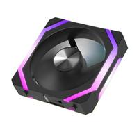 Ventilateur Refroidissement ARGB Modulaire Empilable Épissage PWM Silencieux 120mm Rvb Pour Boîtier PC Jeu Refroidisseur D'eau Accessoires Montage PC(Regular)