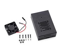 Ventilateur Refroidissement CPU avec Boîtier Alliage Aluminium, Compatible 4B, Noir, Compact et Efficace - Dissipation Thermique Optimale, Installation Facile,