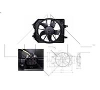 Ventilateur, refroidissement moteur NRF 47021