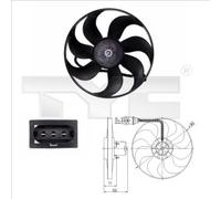 Ventilateur, refroidissement du moteur POLO (10/1994 - 10/1999)