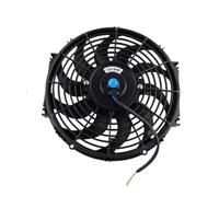 ventilateur refroidissement Kit De Refroidissement Pour Moteur Voiture Course 14 12 10 9 7 Pouces Radiateur Électrique Push/Pull Refroidisseur Intermédiaire Ventilateur Mince 12V 80W(10 inch)