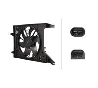 Ventilateur Refroidissement Moteur 12 V 264 W 2-polig HELLA pour U. A. Dacia
