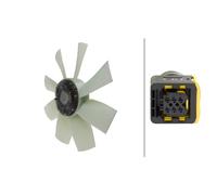 Ventilateur Refroidissement Moteur 24 V 6-polig HELLA Convient pour U.A Renault