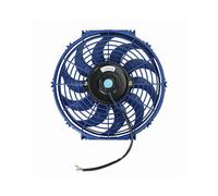 Ventilateur Refroidissement Moteur Condensateur Mince Universel 12 Pouces Ventilateur Refroidissement Radiateur Électrique Push Pull Kit Montage 12V 80W 2000 Tr/min Bleu