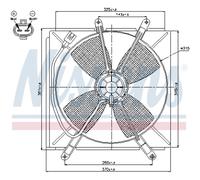 Ventilateur Refroidissement Moteur de Radiateur Convient pour Toyota Rav 4 I ,