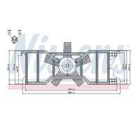Ventilateur Refroidissement Moteur de Radiateur pour Ford Fiesta V 1.4 16V 1.25