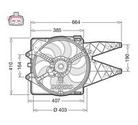 DENSO DER09309 Motoventilateur