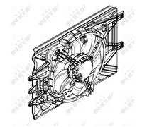 Ventilateur, refroidissement moteur NRF 47594