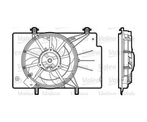 Ventilateur, refroidissement moteur VALEO 696344
