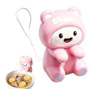 Ventilateur refroidisseur de boissons | Animal de dessin animé silencieux rechargeable par USB | Petit ventilateur refroidisseur de soupe | Pour la maison, le camping, le pique-nique, le bureau, la