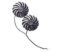 Ventilateur refroidisseur de carte graphique de jeu, 2 pièces, 4 broches pour MSI Radeon R9 RX470 480 570 580 GTX1080Ti 1080 1070 1060