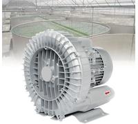 Ventilateur Régénératif, Souffleur Régénératif, Extracteur Industriel, Ventilateur Commercial, souffleur d'air avec Filtre à poussière, for ateliers, étangs à Poissons, fermes(250W/380V)