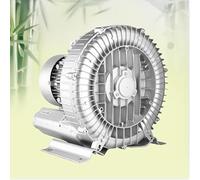 Ventilateur Régénératif, Souffleur Régénératif, Pompe à Vide Industrielle à Anneau soufflant 0,33 HP 0,47 HP 0,5 HP 0,74 HP for Le soufflage ou l'aspiration d'air(350W/0.47HP)