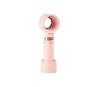 Lifetime Air Mini Ventilateur Sans Feuilles 3 Niveaux - Ventilateur USB Rechargeable - Ventilateur de Table Petit et Portable - Ventilateur Silencieux pour Bureau et Maison - Petit Ventilateur Compact