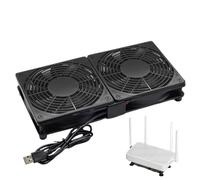 Ventilateur routeur de refroidissement - Ventilateur de flux d'air de cabinet USB, mini ventilation du boîtier | Cadre de moteur spin portable - Montage d'outils - Plateau d'écoulement - Maisons