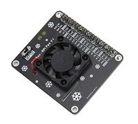 Ventilateur RPI pour Carte d'extension 4B/3B +/3B/3A + GPIO, Dissipation Thermique Efficace, Refroidissement Actif, commutateurs, Ventilateurs de dissipateur de Chaleur et Lampes