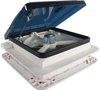 Ventilateur RV, 12V, lumière LED, IP68 étanche, BLANC