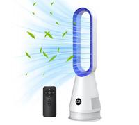 Ventilateur sans feuilles, purificateur d'air, ventilateur tour, télécommande, ventilateur de circulation au sol- 9H minuterie