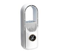 Ventilateur sans Lame 6 Vitesses Bureau sans Ventilateur Lame Refroidisseur Ventilateur De Refroidissement for Bureau Portable Ventilateurs Silencieux Humidificateur Climatiseur (Color : White)