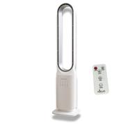 Ventilateur sans Pales 50W - Ventilateur Colonne à Télécommande 3 Vitesses avec Minuterie 7h Design Blanc