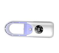 Ventilateur Sans Pales Rechargeable, Rafraîchisseur D ' Air Brumisateur De Bureau Avec Veilleuse LED 7 Couleurs, Refroidisseur D ' Air Portable Pour Chambre, Bureau, Voyage