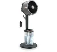 Shark FlexBreeze Pro Mist Ventilateur intérieur/extérieur sans fil, Brumisateur portable, Portée 20 m, Sur pied ou de table, 5 vitesses, Silencieux, Télécommande, Gris Charbon FA300EU
